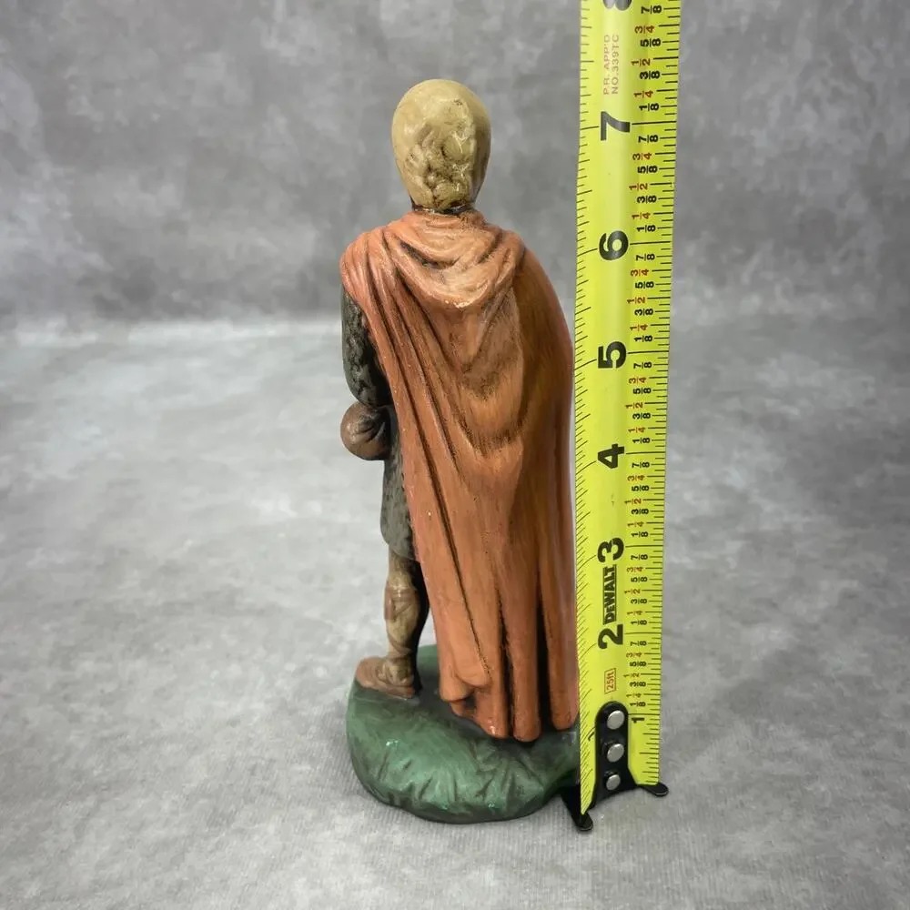 Holland Mold Shepherd w/Lamb Nativity Vintage Figurine Standing Replacement